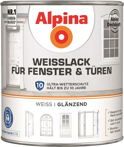 Alpina Weißlack für Fenster & Türen