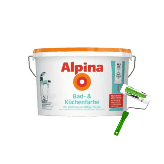Alpina Bad- & Küchenfarbe weiß, matt 5L